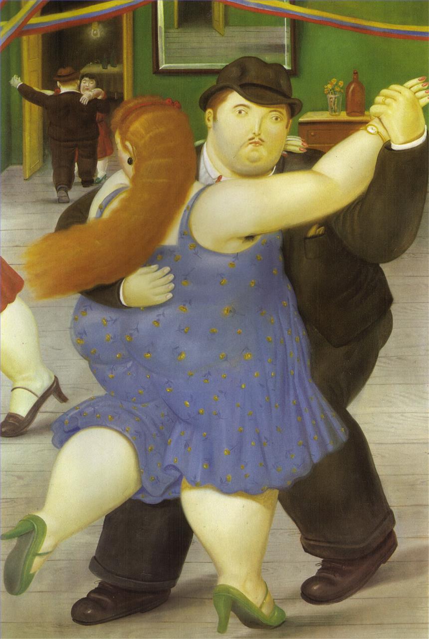 The Dancers Fernando Botero Oil Paintings